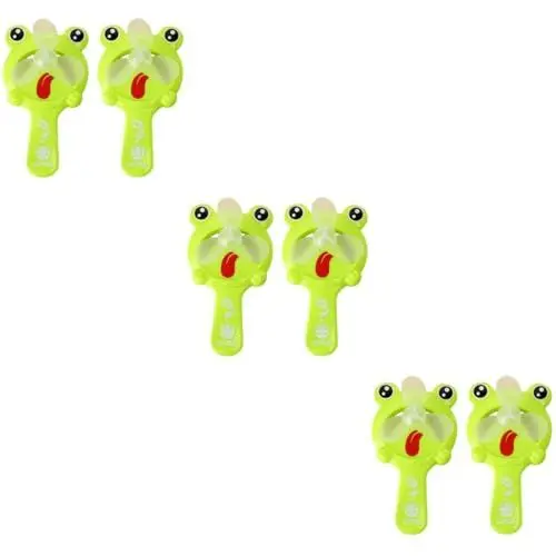 Produktbild: Warmhm Akku Luftkühler 6 Stk Tragbarer Handventilator Personal Fan Summer Fan Tragbarer Batterielüfter Usb Kleiner Sommer-handventilator Kleiner Persönlicher Fan Handdruck Frosch