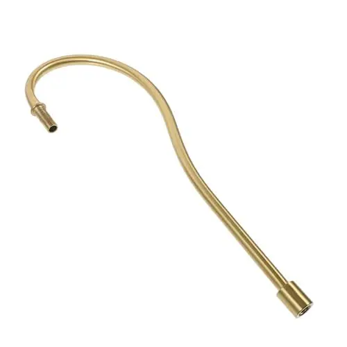 Produktbild: Warmhm Stiellampe Für Tischlampe Ersatzteile Marmor-finish Kupfer Gebogener Stiel Elegante Lampenvorrichtungen