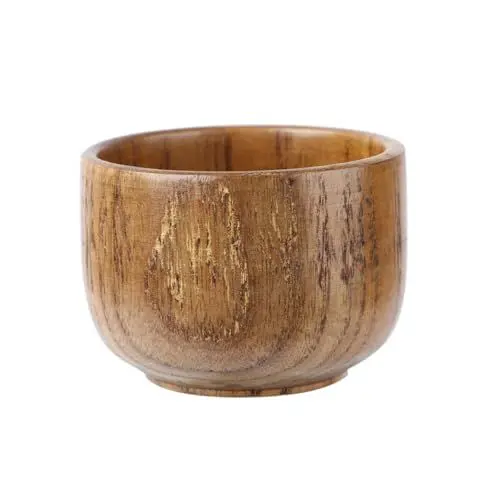 Produktbild: Warmhm Edle Holzbecher 4er Set Kaffeebecher Deckel Trinkbecher Aus Holz Gesundheitsbewusst