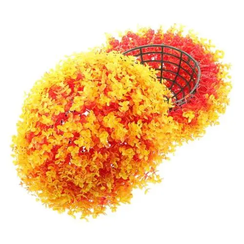 Produktbild: Warmhm Eukalyptus-grasball Deckendekore Topiary-Kugeln Kugelkugeln Pflanzen Deckenverzierungen Laub-dekorationskugeln Anhänger Aus Graskugeln Dekokugel Aus Grüne Blätter Plastik Künstlich