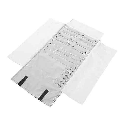 Produktbild: Warmhm Flanell Schmuckrolle Für Ringe Und Ketten - Praktischer Organizer Und Aufbewahrung - Ideal Für Reisen - Schmucktasche Mit Rolldesign - Eleganter Halter Für Halsketten Und