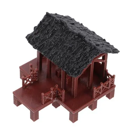 Produktbild: Warmhm Bonsai-Aquarium-verzierung Strohhüttenmodell Für Die Landschaft Mini-pavillon Für Aquarium Tischdekoration Miniatur-gartendekor Einzigartiges Design