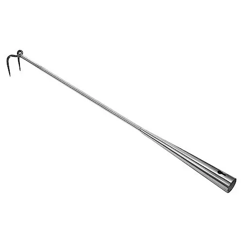 Produktbild: Warmhm Grillhaken für Bbq und Küche Langer Fleischhalter zum Wenden von und Fisch Rostfreier Fleischhaken für Grillen Räuchern und Trocknen