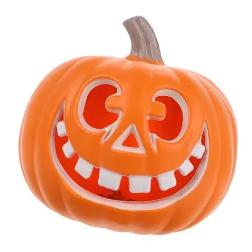 Produktbild: Warmhm Künstliche Große Kürbisse Für Die Veranda Halloween Dekorative Kürbislichter Leuchtende Kürbisdekoration Für Draußen Gruselige Halloween-Dekoration Für Drinnen