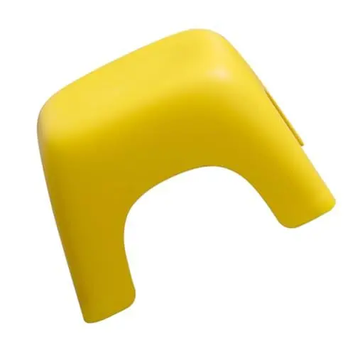 Produktbild: Warmhm Hocker Aus Kunststoff Am Bett Schuhwechselhocker Mini-kinderhocker Mini-hocker Kurzer Tritthocker Tragbarer Duschstuhl Töpfchen-tritthocker Kleine Trittleiter Plastik Yellow