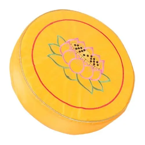 Produktbild: Warmhm Meditationskissen Meditationssitzbezug Yogakissen Zum Sitzen Kniendes Yogakissen Yoga-kissenpolster Rundes Yoga-Bolster Großes Yoga-Bolster Anbetungsmatte Stoff Yellow