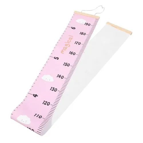 Produktbild: Warmhm Messlatte Für Cartoon Wachstumsmesser Für Das Kinderzimmer Höhenmessung Mit üßem Wolken Design Wandtattoo Aus Dicker Perfekt Für Jungen Und ädchen