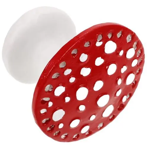 Produktbild: Warmhm Ohrringhalter Schmuckorganisator Ohrringständer Schmuckpräsentation Schmuckorganizer Schmuckständer für kleine Accessoires Halskettenständer-Organizer Armbandständer Harz rot