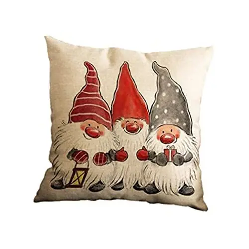 Produktbild: Warmhm Weihnachtlicher Santa Claus Kissenbezug Festliche Dekoration Für Sofa Auto Für Weihnachtszeit