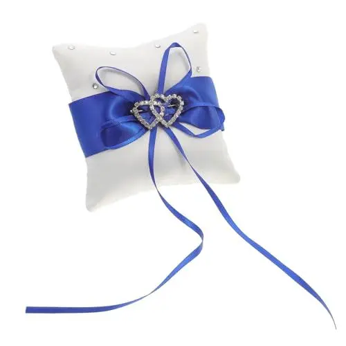 Produktbild: Warmhm Ringkissen Ringhalter Blumenringkissen Verlobungsringträgerkissen Eheringkissen Ringkissen Für Eheringkissenhalter Eheringhalter Hochzeitsfeier Ornament