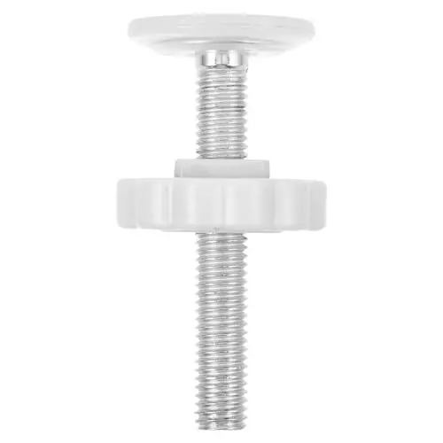 Produktbild: Warmhm Sicherheitstür Gewindestangen für Babygitter Torteile Babygitter Ersatzteile Tor-Ersatzteile für Babytor Tor Ersatzteile Babytür-Gewindespindel Gummi Silver