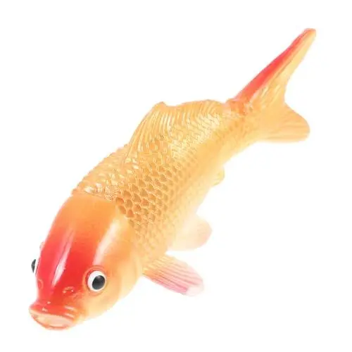 Produktbild: Warmhm Simuliertes Koi-Modell Modelle Karpfenfischfigur kleines Fischdekor Fisch Figur kompakte Fischfigur Aquarium-Dekor künstlich schmücken Koi Karpfen Fisch-Illustration Requisiten PVC