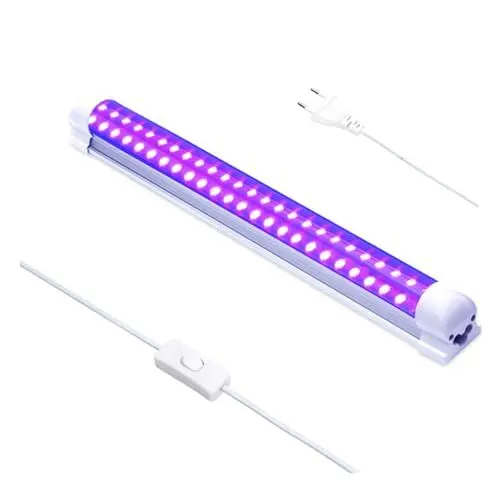 Produktbild: Warmhm Stab LED-Röhrenlicht LED-Schwarzlicht für Bar UV-LED-Schwarzlicht LED-Röhrenlampe ultraviolettes Licht Lichtröhre Licht aushärten t8