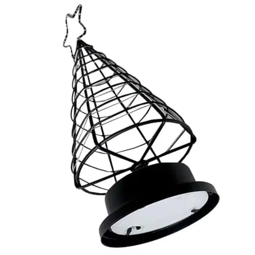 Produktbild: Warmhm Weihnachten Baum Lampe Schmücken Eisen Weihnachten Baum Dekorative Licht für Desktop Baum Decor