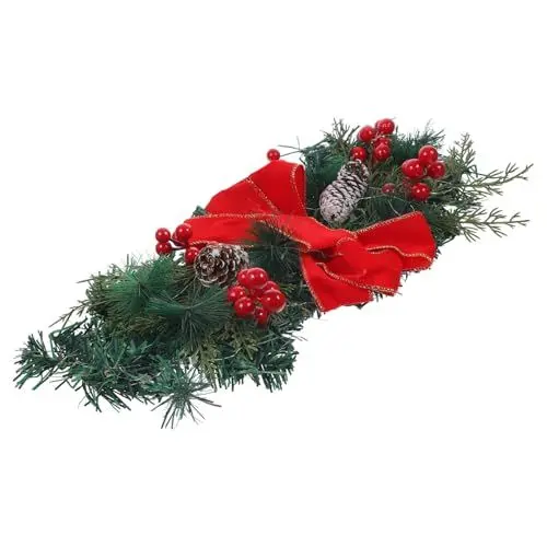 Produktbild: Warmhm Weihnachtstreppengirlande Türanhänger Künstliche Weihnachtsgirlande Weihnachtsdekorationen Weihnachts Party Wohnkultur leuchtender Weihnachtsanhänger Weihnachtsschmuck