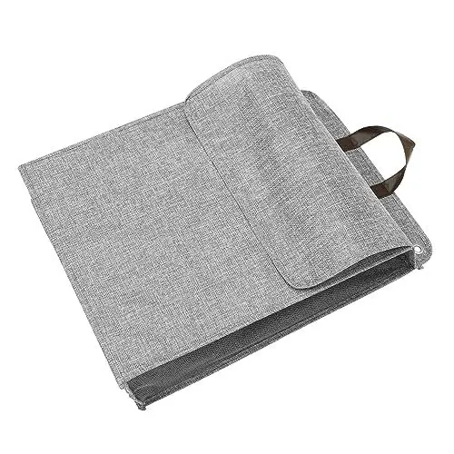 Produktbild: Warmhm Waschenkorbe Badezimmer Wand Wäschekorb Schmutziger Stoffkorb Korb Für Wäsche Aufbewahrungssack Storage Pockets Organizer Für Schmutzige Kleidung Wäschekörbe Bettwäsche Aus Baumwolle Grey