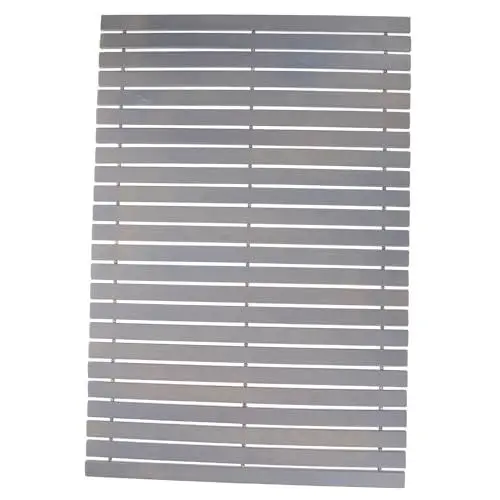 Produktbild: Warmhm rutschfeste Badematte rutschfest Badezimmerteppich Hotel-duschmatte – Bodenmatte 40 X 60 cm Grauer Teppich