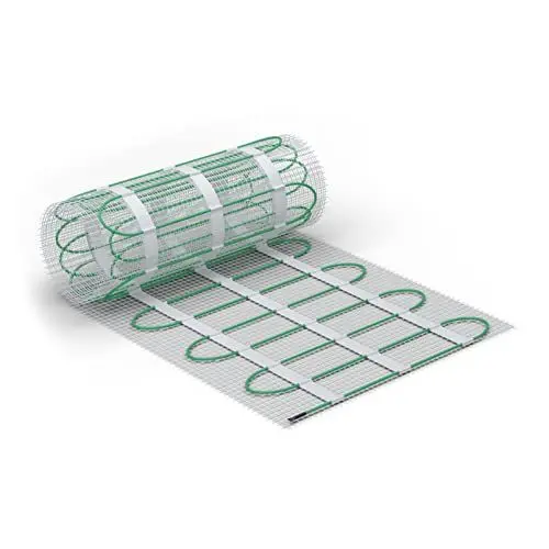 Produktbild: WARMON Zweiader-Heizmatte EcoPRO-200 ultradünn für Fliesen, Festwiderstandsheizkabel mit selbstklebenden Glasfasergewebe 200 W/m² - 3,5 m²