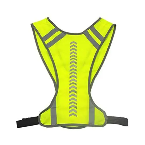 Produktbild: Warnweste mit Hoher Sichtbarkeit, Reflektierende Jacke Zum Laufen, Joggen, Radfahren, Wandern (Wie Gezeigt)