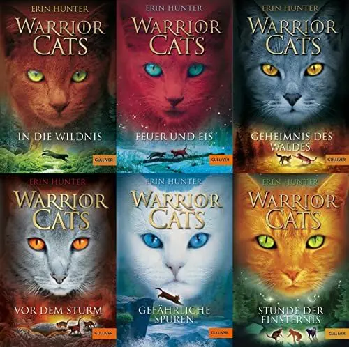 Produktbild: Warrior Cats Staffel I Band 1-6 plus 1 exklusives Postkartenset