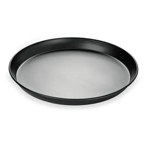 Produktbild: WAS Germany Pizzablech Blaublech 26cm Durchmesser 2,5cm gebördelter Rand - rundes Ofenblech zum Pizzabacken in Pizzaofen Grill Backofen - 2290 280