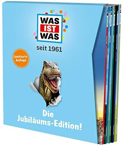 Produktbild: WAS IST WAS Die Jubiläums-Edition, 5 Bände im Geschenkschuber