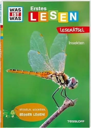 Produktbild: WAS IST WAS Erstes Lesen. Leserätsel Insekten | Lesen lernen mit Spaß und coolen Rätseln | Lesekompetenz fördern mit WAS IST WAS | Lesestufe 2