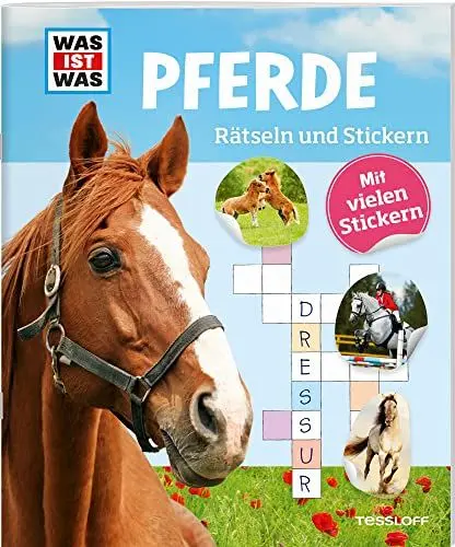 Produktbild: WAS IST WAS Rätseln und Stickern: Pferde / Rätselheft mit vielen Stickern / Für Pferdefans ab 8 Jahren