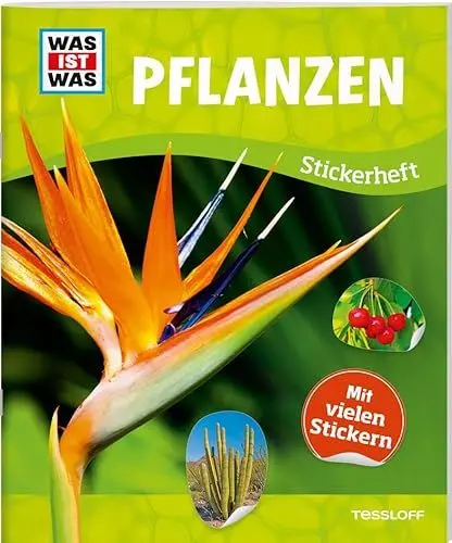 Produktbild: WAS IST WAS Stickerheft Pflanzen: Über 150 Pflanzen, ihre Lebensräume, mehr als 100 Sticker