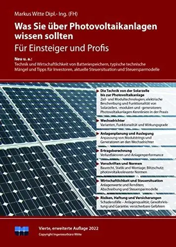 Produktbild: Was Sie über Photovoltaikanlagen wissen sollten: Für Einsteiger und Profis
