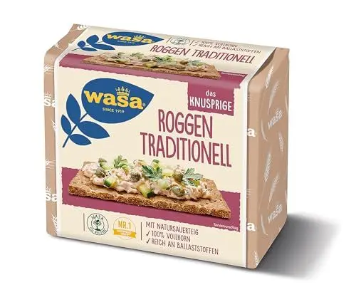 Produktbild: Wasa Knäckebrot Roggen Sauerteig 235g – Langjährige Backtradition, die man schmeckt.
