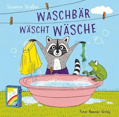 Produktbild: Waschbär wäscht Wäsche