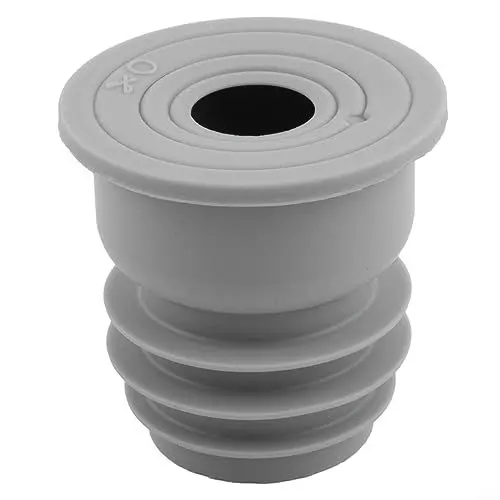 Produktbild: Waschmaschinen-Rohrdichtung, Wasserabflussrohr-Dichtungsring, Deo-Dichtungsrohr für Waschmaschine, Spülbeckenabflüsse, Spülrohrdichtung, Für Zuhause, Küche, Bad grau (S)