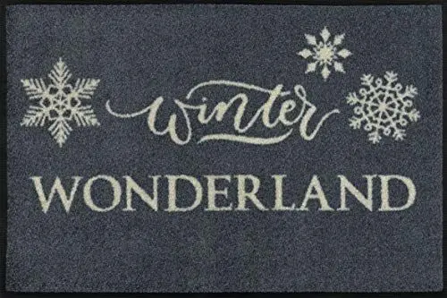 Produktbild: wash+dry Fußmatte, Winter Wonderland 50x75 cm, innen und außen, waschbar