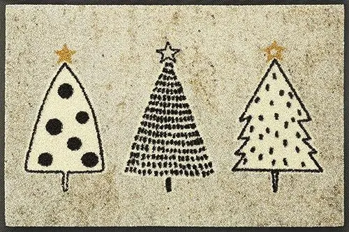 Produktbild: wash+dry Fußmatte, Silent Night 40x60cm, innen und außen, waschbar
