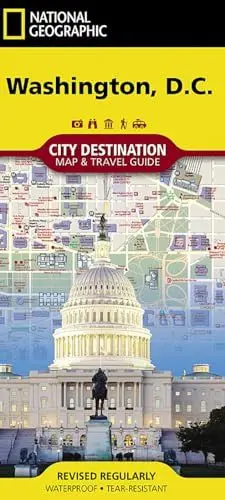 Produktbild: Washington D.C.: City Map & Travel Guide. Points of Interest, Additional Inset Map, (National Geographic City Destination)