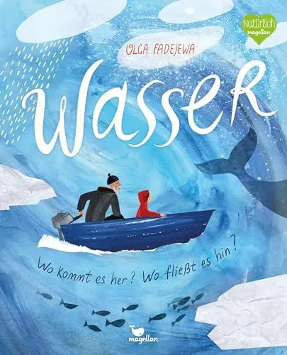 Produktbild: Wasser - Wo kommt es her? Wo fließt es hin?: Ein kunstvolles Sachbilderbuch für Kinder ab 6 Jahren und Erwachsene