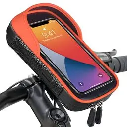 Produktbild: Wasserdicht Handyhalterung Handyhalter Fahrrad Lenkertasche 360°Drehbarem Outdoor Fahrradhalterung Handy Halterung Halter Fahrradlenker Tasche Fahrradtasche mit Regenhaube für 7 Zoll Smartphone GPS