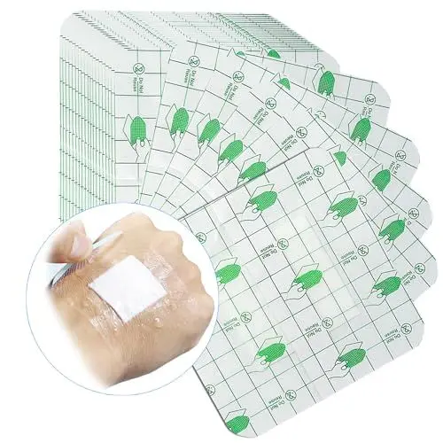 Produktbild: Wasserdicht Transparent Bandage,6x10cm Duschpflaster Wasserfest Pflaster,Steril, Transparent, Starker Halt,Ideal zum Duschen, Sport, Baden 25 Stück