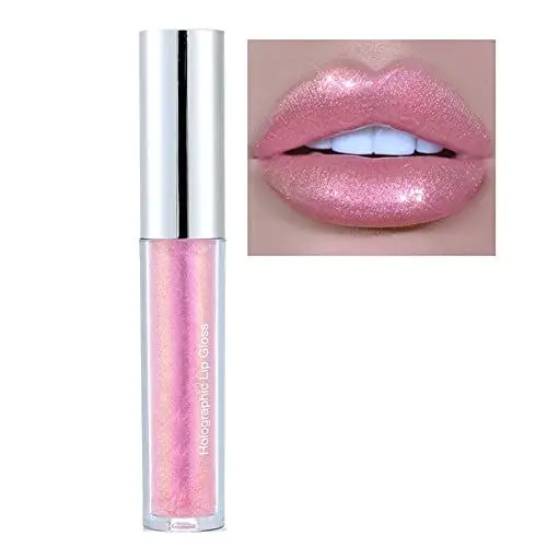 Produktbild: Lip Gloss, Pflegender Lipgloss Mit 3D Effekt, Pink, Glänzend, Strahlend Frisch Lip Stain, Feuchtigkeitsspendender Lippenstift für Mädchen Und Frauen (4#)
