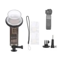 Produktbild: wasserdichte Hülle für Pocket 2 Kamera, 60m Tauchkamera Schutzhülle Kamera Unterwasserschießen Wasserdichtes Gehäuse Zubehör, zum Surfen/Tauchen/Regenschießen