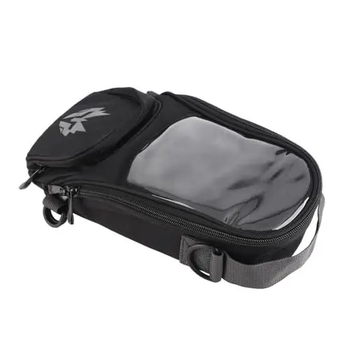 Produktbild: aqxreight Kraftstofftanktasche, Magnetischer Motorrad-Tankrucksack aus Oxford-Gewebe, Hochfestes 4,5-l-Navigationspaket mit Großer Kapazität für Motorräder (Grau)