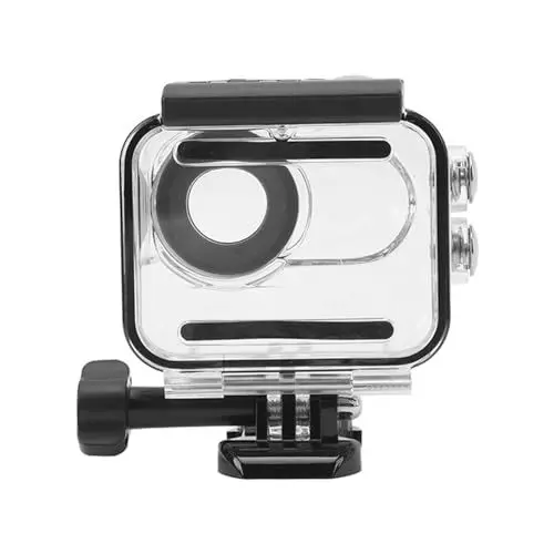 Produktbild: Wasserdichtes Gehäuse, Tauchgehäuse für 360 GO 3, 60 Meter Unterwasser wasserdichtes Action Kamera Tauchgehäuse mit Adapter, Unterwasser Schutzgehäuse Zum Tauchen, Schnorcheln