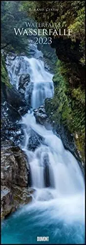 Produktbild: Wasserfälle 2023 - Foto-Kalender - King-Size - 34x98 - Waterfalls - Natur: Waterfalls