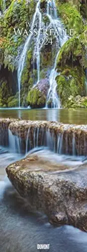 Produktbild: Wasserfälle 2024 - Foto-Kalender - King-Size - 34x98 - Waterfalls - Natur: Waterfalls