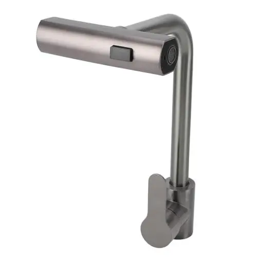 Produktbild: Wasserhahn Wasserfall, Vorfenster Küchenarmatur, 3 Wassermodi, Einhand Küchenspüle, Einhebelmischer, 360 Grad Drehbar, für küchenspüle, Spüle, 1,26–1,65 Zoll, (GRAY)