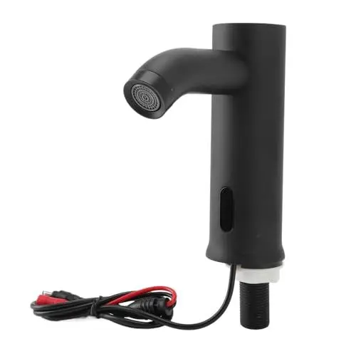 Produktbild: Wasserhahn mit Automatischem Bewegungssensor, Berührungsloser Edelstahl-Waschtischarmatur, Freisprech-Badezimmer-Küchenarmatur mit Infrarot-Sensor, Wasserhahn für Badezimmer und