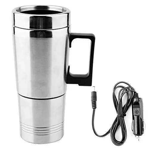 Produktbild: Wasserkocher 350ML und 150ml Edelstahl Auto Wasserkocher Kaffee Tee Wasserheiztasse 12V