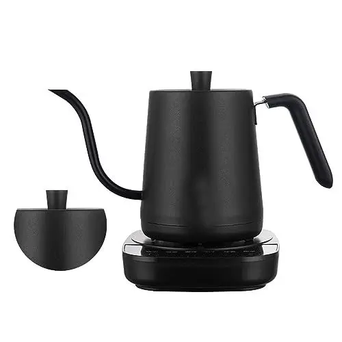 Produktbild: Wasserkocher Zum Übergießen von Kaffee, Schnell Kochender Elektrischer Schwanenhals-Wasserkocher für zu Hause