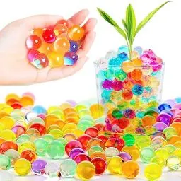 Produktbild: Wasserperlen 15000 Stücke, Water Beads Wasserperlen für Pflanzen Ungiftig Wiederverwendbare, Wasserkugeln Vase Füllstoff und Deko Aquaperlen Wasser Perlen